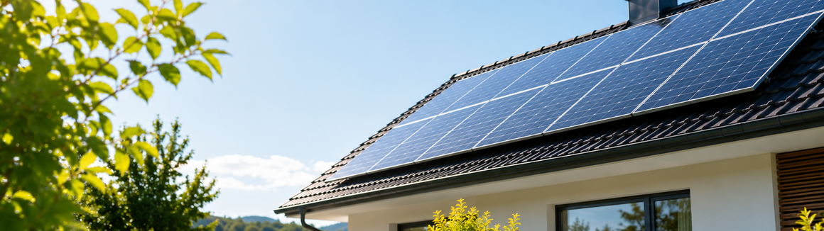 Kuća sa solarnim panelima